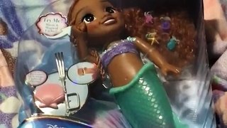 Disney The Little Mermaid Ariel Doll with Hair Charms! Feature Singing & Talking Doll #disneydolls