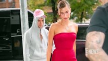 Hailey Bieber DEBUTS New Hair Transformation At 2024 Super Bowl _ E! News