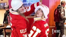 How TAYLOR SWIFT Ended Up Wearing Kristin Juszczyk’s Custom Chiefs Coat _ E! New