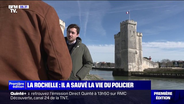 Je l'ai aidé à maintenir le couteau pour pas qu'il se fasse planter : cet homme raconte comment il a sauvé la vie du policier agressé au couteau à La Rochelle
