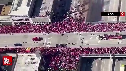 ABD'de şampiyonluk kutlamasında silahlı saldırı