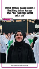 Terharu tengok rezeki Norren, dipermudahkan segala urusan di sana