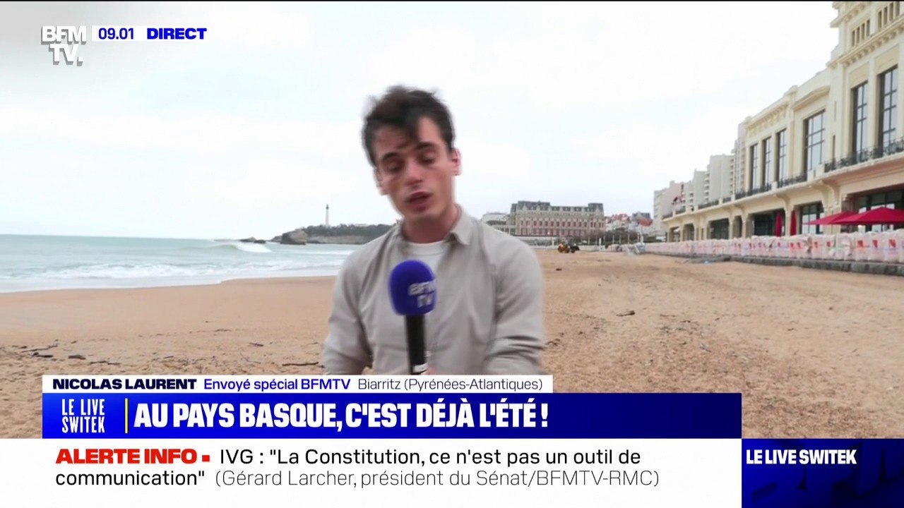 Avec 22°C au thermomètre, c'est déjà l'été au Pays Basque