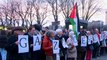 مظاهرة أمام الخارجية الفرنسية للمطالبة بوقف فوري لإطلاق النار في غزة