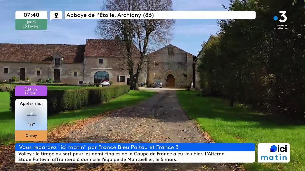 15/02/2024 - Le 6/9 de France Bleu Poitou en vidéo