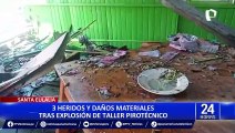 Santa Eulalia: tres heridos y daños materiales tras explosión de taller pirotécnico