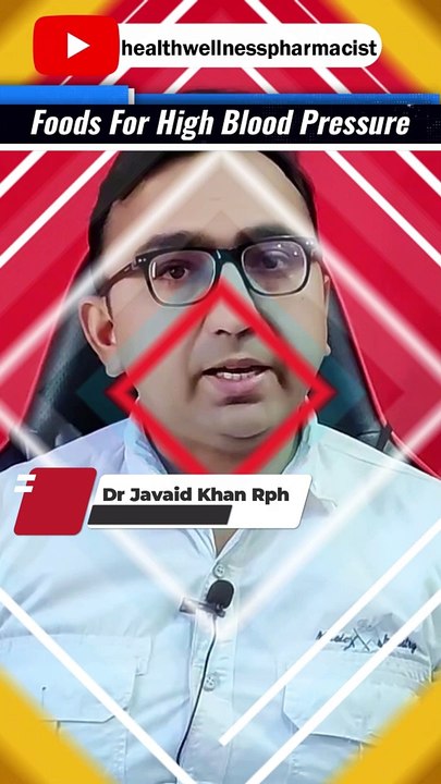 Foods For High Blood Pressure #hypertension #shorts #drjavaidkhan #health #healthtips #nutrition
