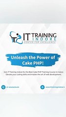 Best CakePHP Training in Indore - IT Training Indore