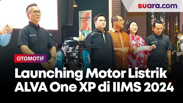 Launching Motor Listrik ALVA One XP di IIMS 2024