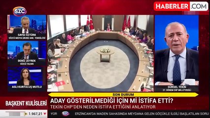 Gürsel Tekin, masayı yumruklayarak konuştu: 40 yıldır CHP'liyim böyle bir dönem görmedim