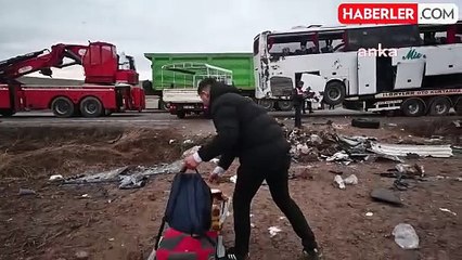 Mersin'den Amasya'ya giden otobüs şarampole devrildi: 1 ölü, 18 yaralı