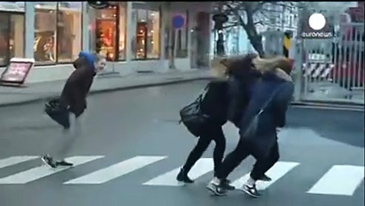 Powerful winds in Norway