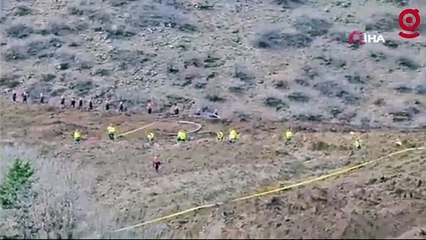 Toprak altında kalan 9 işçiyi arama çalışmaları sürüyor