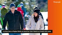 PHOTOS Prince Harry et Meghan Markle : Saint-Valentin détendue en moon boots à la montagne, ils s'éclatent dans la neige