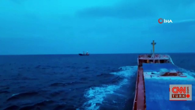 Marmara Denizi'nde batan geminin son görüntüleri ortaya çıktı