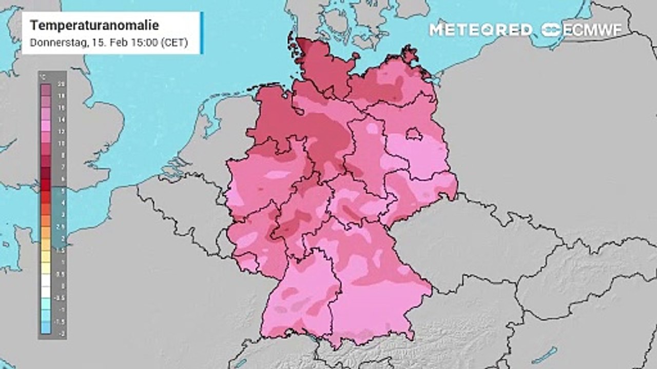 Extrem warme Luftmassen haben Deutschland fest im Griff!