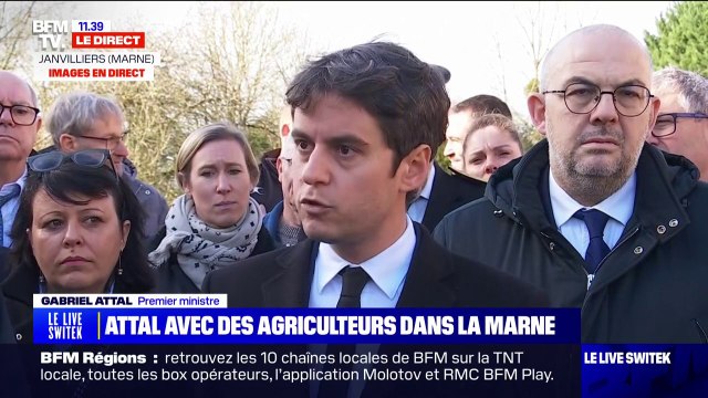 Gabriel Attal, sur la colère des agriculteurs: Des mesures ont été prises (...) mais on doit continuer à avancer