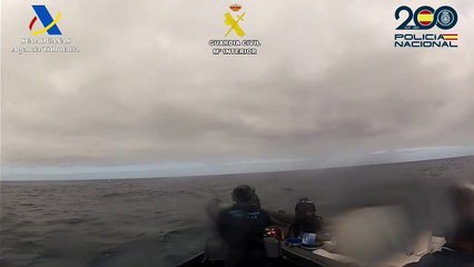 Interceptada al sur de Canarias una narcolancha con 4.350 kilos de cocaína