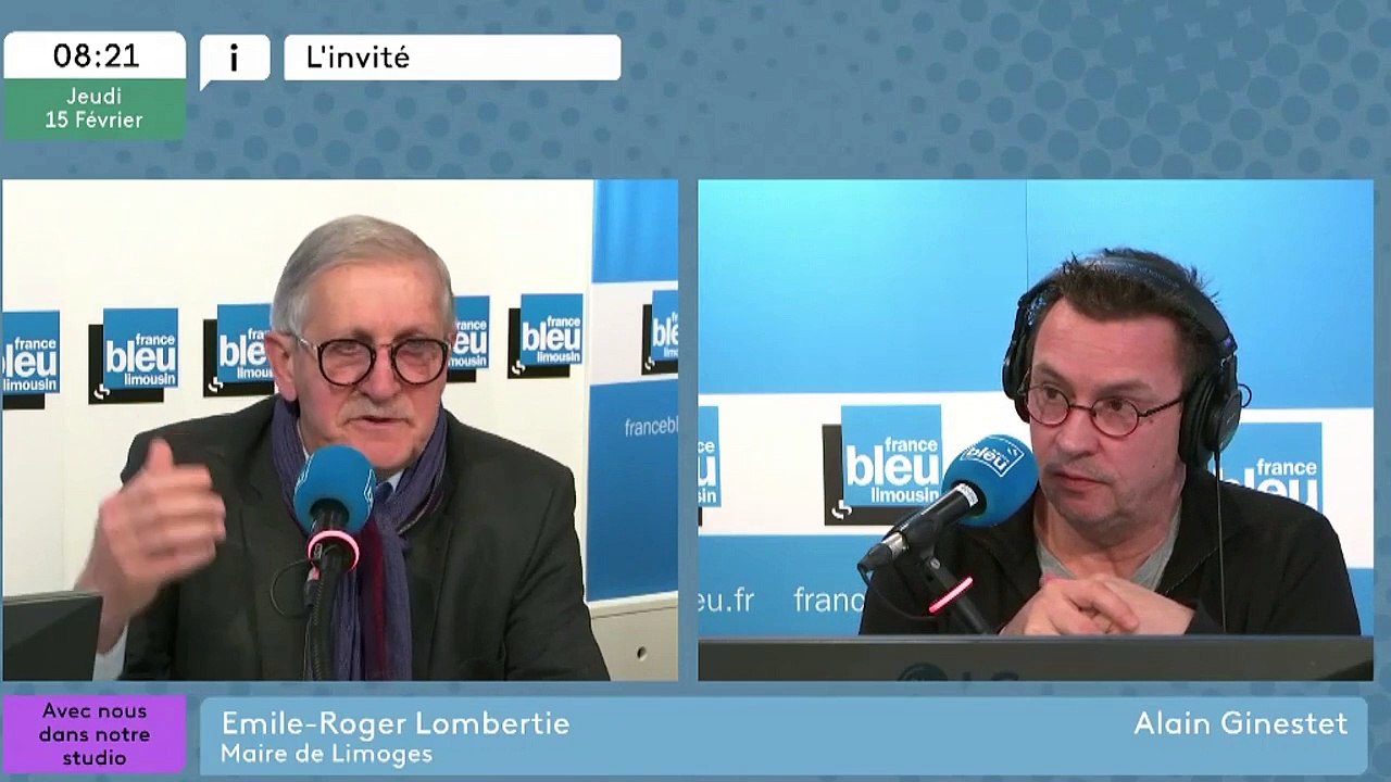 Emile-Roger Lombertie, maire de Limoges