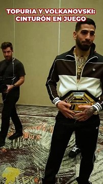 El momentazo de Topuria con el cinturón de Volkanovski: “Es la diferencia entre la gente y yo”