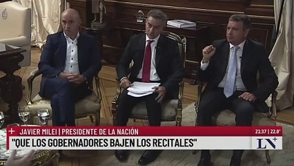 Milei ataca a Lali: "Lali 'depósito' cobró de la del Estado"