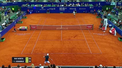 Buenos Aires - Diaz Acosta expéditif face à Cerundolo