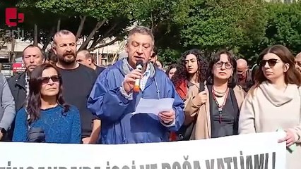 Adana Emek ve Demokrasi Güçleri'nden İliç protestosu 