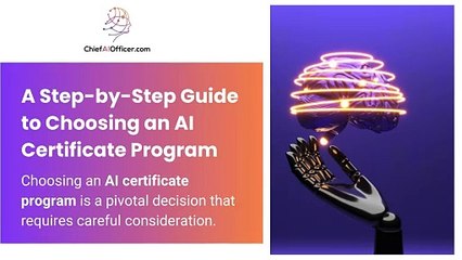 A Step-by-Step Guide to Choosing an AI Certificate Program