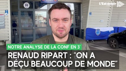 Notre analyse en 3' de la conf' de Renaud Ripart et David Guion suite à la défaite 5-0 contre Sainté