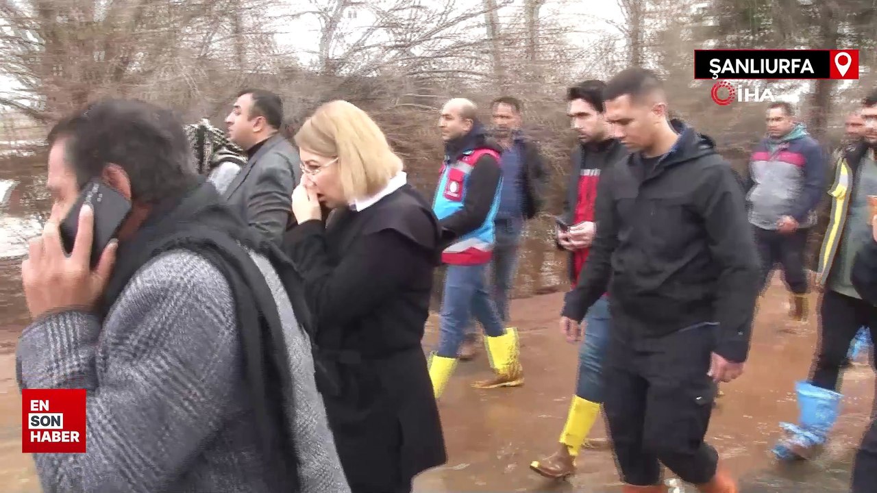 Şanlıurfa'da kırsal mahalleler sel suları altında kaldı