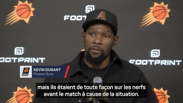 Suns - Durant : “Les arbitres étaient sur les nerfs avant le match”