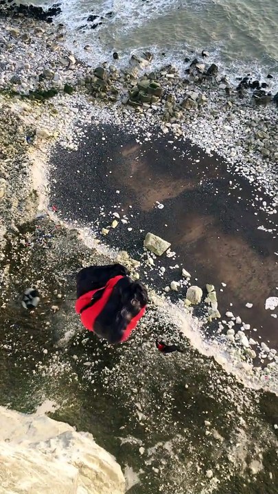 Base jumping off Beachy Head