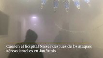 Soldados israelíes entran en el principal hospital operativo de Gaza, en Jan Yunis