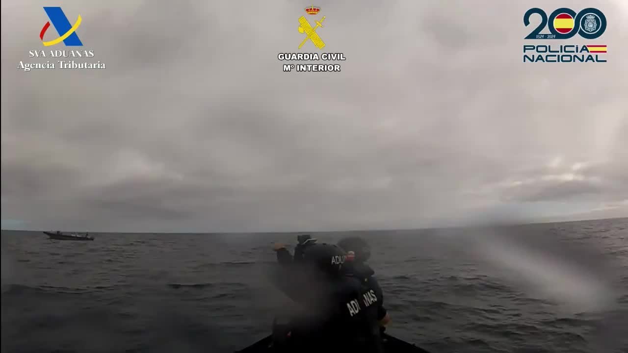 Así se intercepta una narcolancha cargada con cuatro toneladas de cocaína