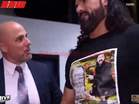Adam pearce can't believe Drew mcIntyre still wearing CM punk Crush Dream shirt backstage on WWE Raw
