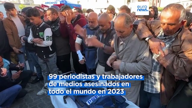 La mayoría de los 99 periodistas asesinados en todo el mundo en 2023 son palestinos, según 'CPJ'