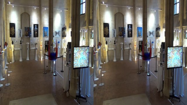 Cybersculpture 2024 - Collège des Bernardins, Paris, France. Vidéo relief SBS.