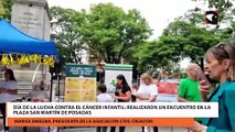Día de la lucha contra el cáncer infantil: realizaron un encuentro en la plaza San Martín de Posadas