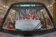 A journey through the tunnel at the Very Light Rail National Innovation Centre in Dudley