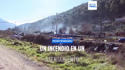 Montenegro | Un incendio en un asentamiento romaní deja cuatro muertos
