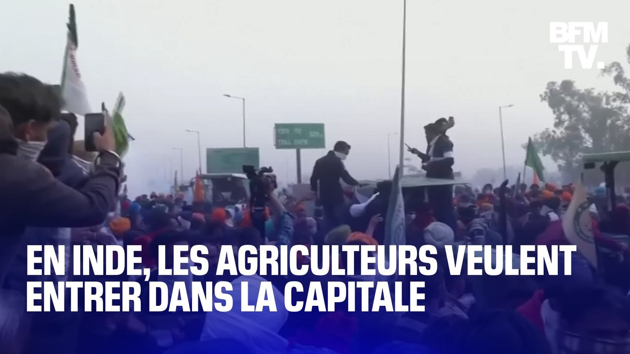 Inde: deuxième jour d'affrontements entre la police et les agriculteurs en colère, qui veulent entrer dans New Delhi