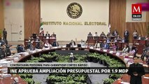 INE aprueba ampliación presupuestal de 1.9 mdp para garantizar conteos rápidos en elecciones