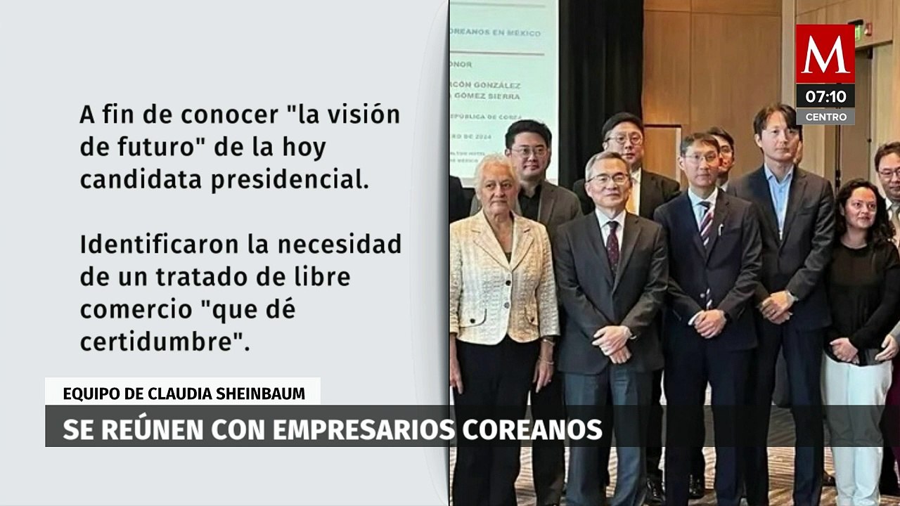 Equipo de Claudia Sheinbaum se reúne con empresarios coreanos