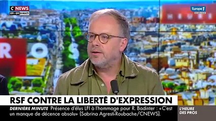 Pascal Praud s'écharpe avec Christophe Deloire, secrétaire général de RSF, sur CNews.
