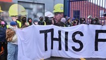 BAE Systems in Glasgow blockaded in support of Palestine