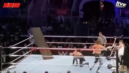 Sami Zayn outsmart Finn Balor & Dirty Dom in a last man standing match at WWE Live Holiday Tour