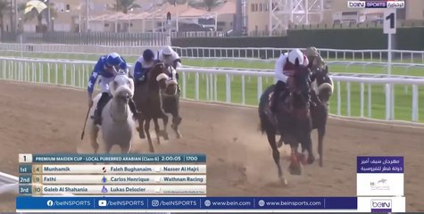 الجواد "منهمك" يفوز بالشوط الأول لكأس الخيل العربية الأصيلة