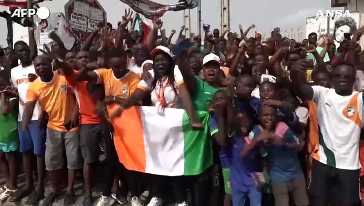 Costa d'Avorio, tifosi in delirio per la vittoria della Coppa d'Africa