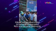 Motor Listrik Tunggangan Cawapres Terpajang di IIMS 2024