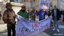 Roma, la protesta degli agricoltori arriva in Campidoglio